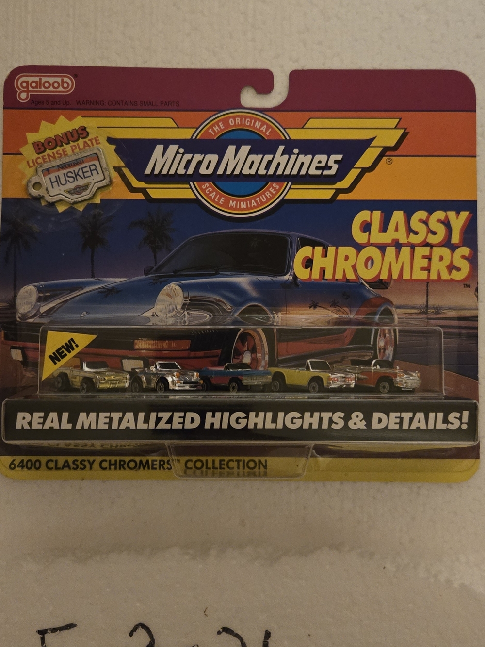 MicroMachines Classy Chromers 5-Pack Toy Cars - Blue & Multicolor